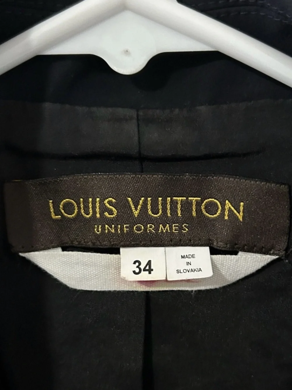 Louis Vuitton 2018 FW Uniform Blazer Dark Navy Sz34 (1 Button Comes Off) - Picture 4 of 15